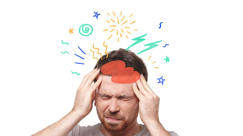 Thiếu hormone Endorphin rất dễ dẫn đến tình trạng đau đầu, khó chịu 