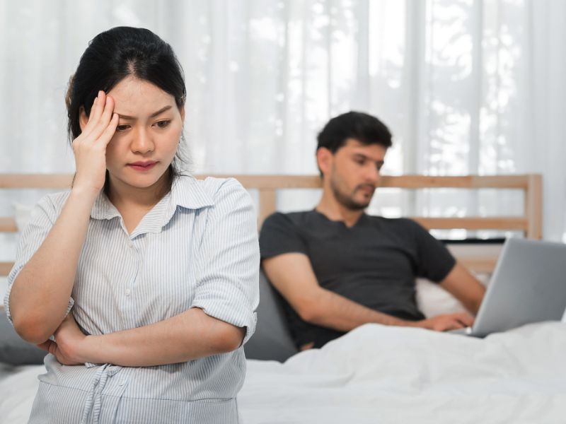 Sự bất hòa trong cuộc sống vợ chồng là một trong những nguyên nhân phổ biến dẫn đến căng thẳng trong tâm lý 