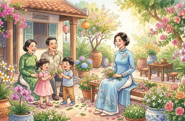 Minh họa ý nghĩa tên Anh Hương