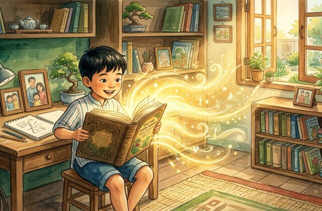 Minh họa ý nghĩa tên Anh Khải