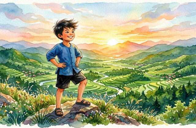 Minh họa ý nghĩa tên Anh Khôi