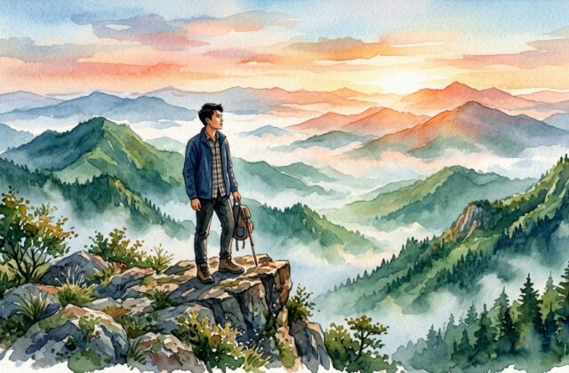 Minh họa ý nghĩa tên Anh Sơn