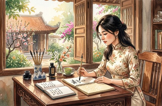 Minh họa ý nghĩa tên Anh Thi