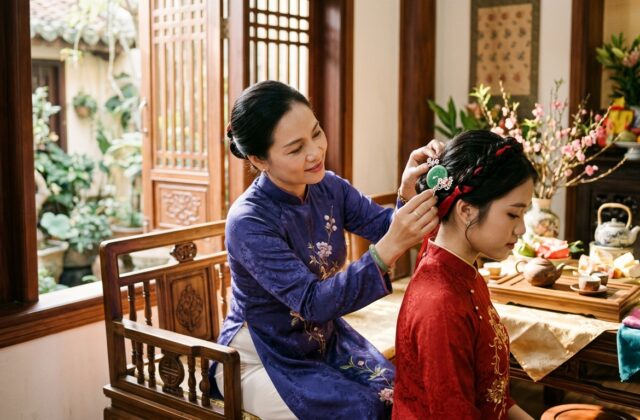 Minh họa ý nghĩa tên Bích Trâm