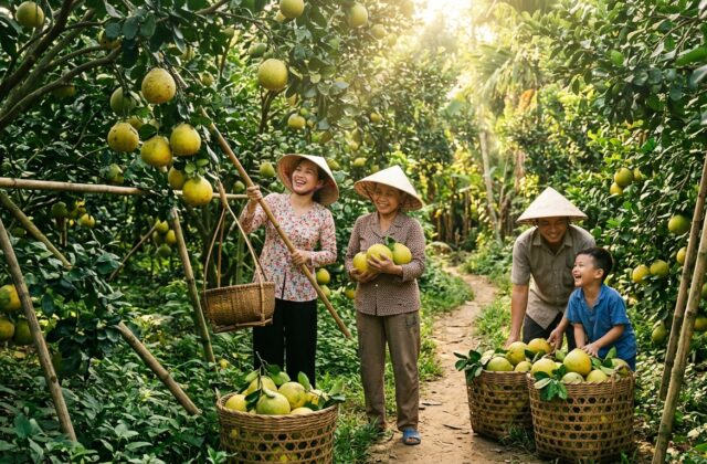 Minh họa ý nghĩa tên Bưởi