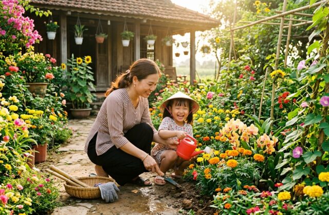 Minh họa ý nghĩa tên Bảo Hoa
