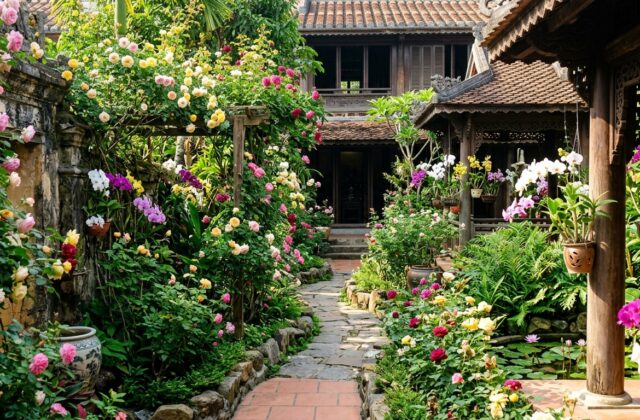 Minh họa ý nghĩa tên Cẩm Hường