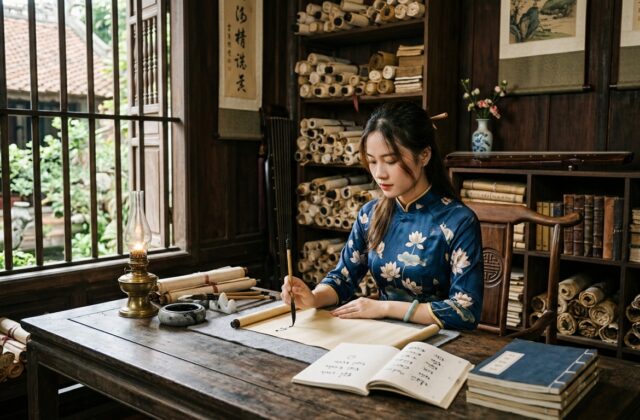 Minh họa ý nghĩa tên Diễm Thư