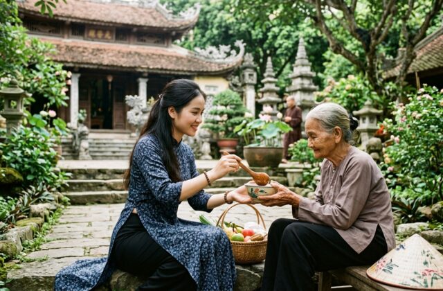 Minh họa ý nghĩa tên Diệu Thiện