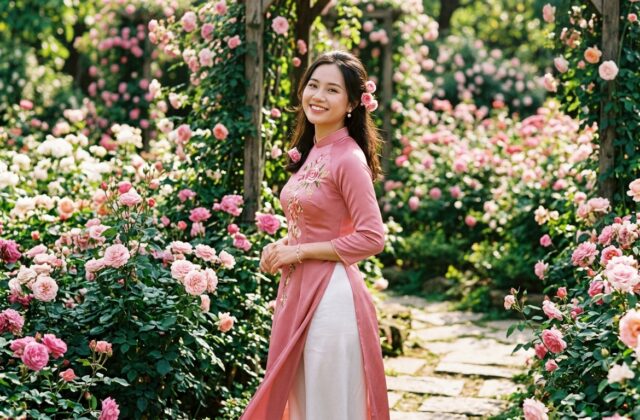 Minh họa ý nghĩa tên Duyên Hồng