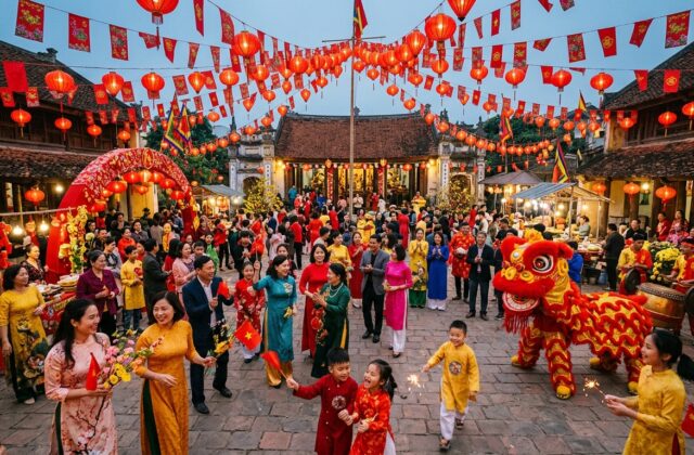 Minh họa ý nghĩa tên Dân Khánh
