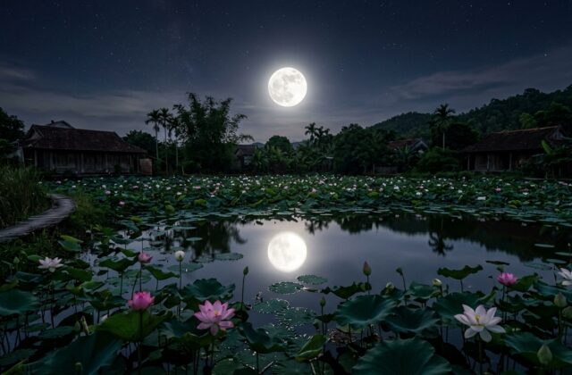 Minh họa ý nghĩa tên Dạ Nguyệt