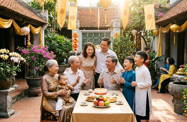Minh họa ý nghĩa tên Gia Khánh