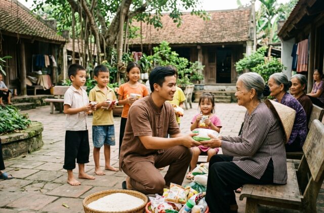 Minh họa ý nghĩa tên Gia Thiện