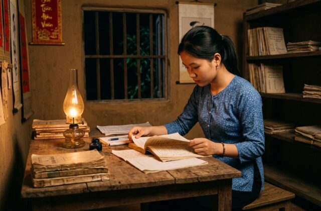 Minh họa ý nghĩa tên Hiếu Học