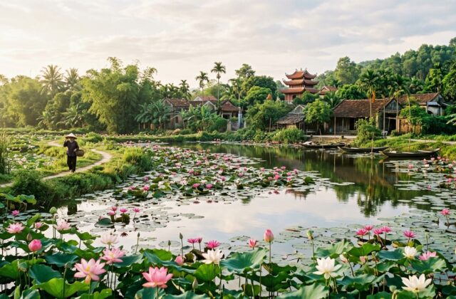 Minh họa ý nghĩa tên Hiền Hòa