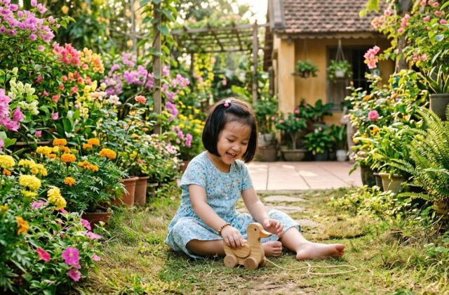 Minh họa ý nghĩa tên Hiền Nhi
