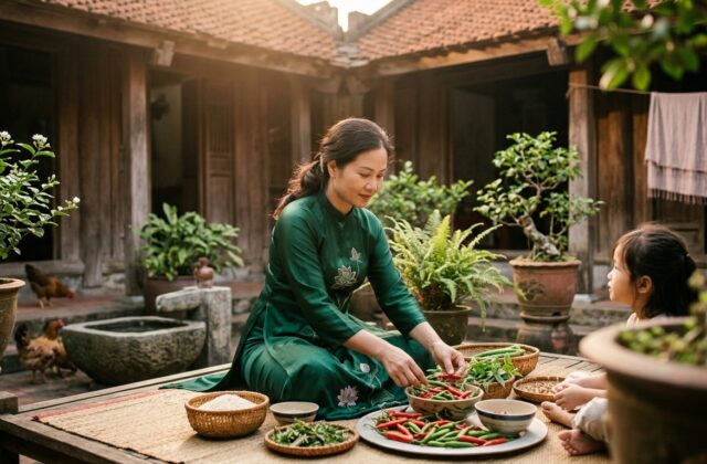 Minh họa ý nghĩa tên Hiền Nương