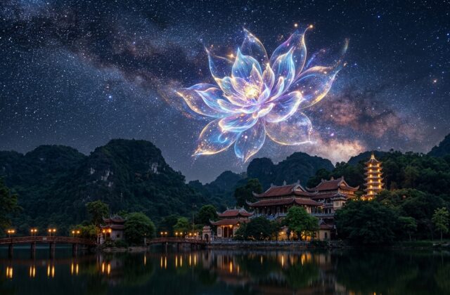 Minh họa ý nghĩa tên Hoa Thiên
