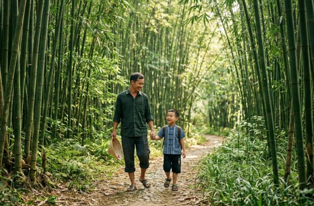 Minh họa ý nghĩa tên Bá Trúc